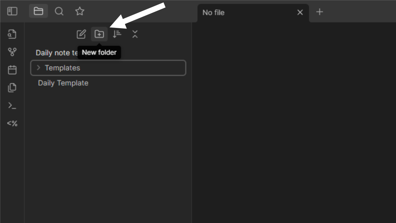 Daily notes with Templater Eastbourne Trampoline