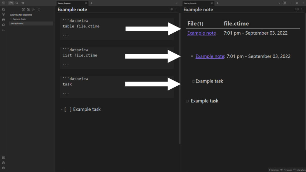 field query