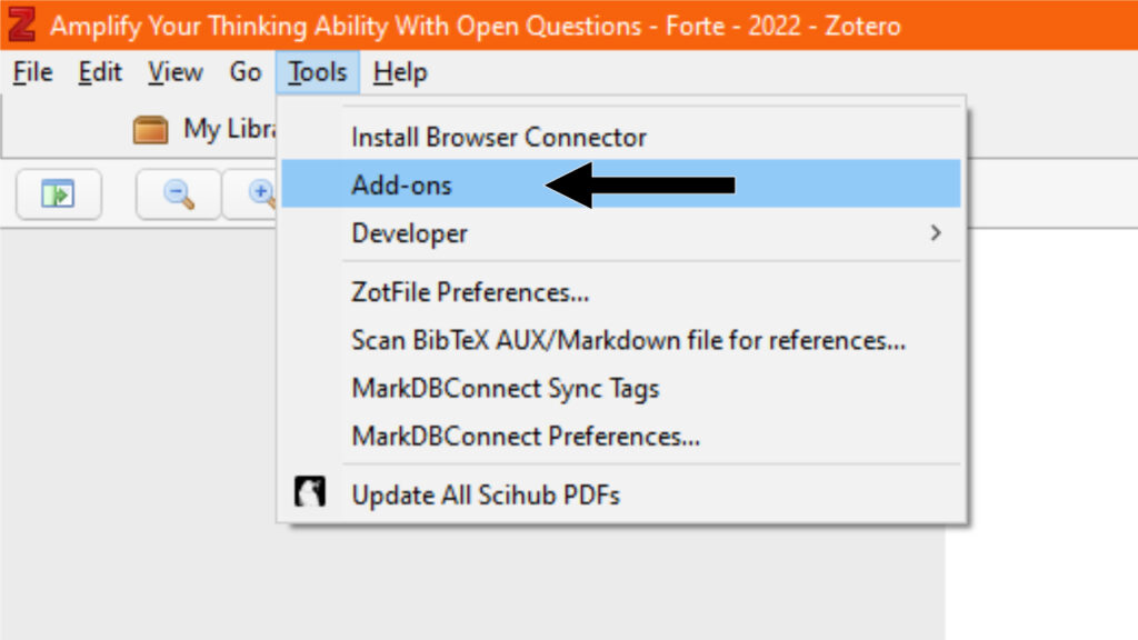 zotero addons