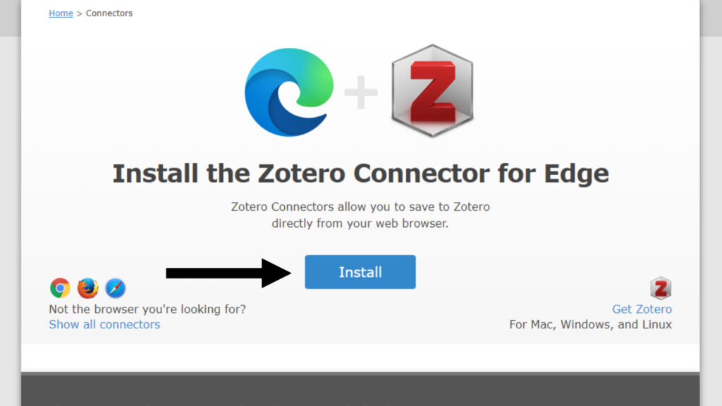 zotero connector