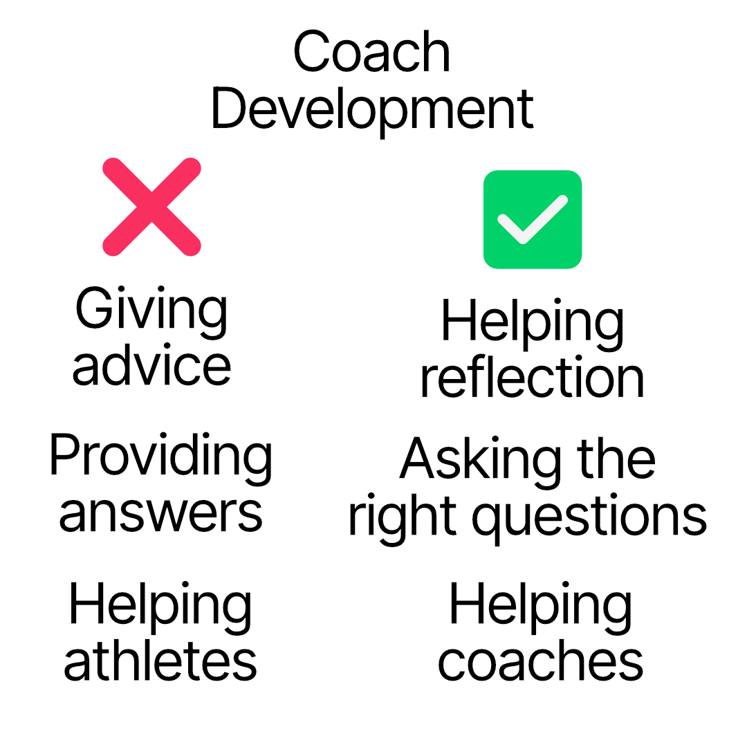 Coaching is NOT coach development - Eastbourne Trampoline